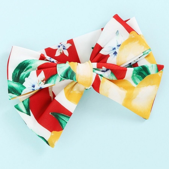 Girls swimsuit with matching headband - Picture 3 of 7